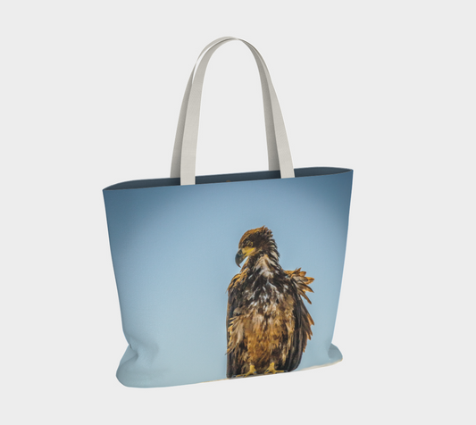 Van Isle Goddess Eye on You Eagle oversized Market Tote.