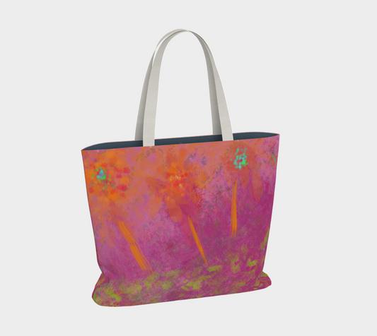 Van Isle Goddess In Bloom oversized Market Tote.