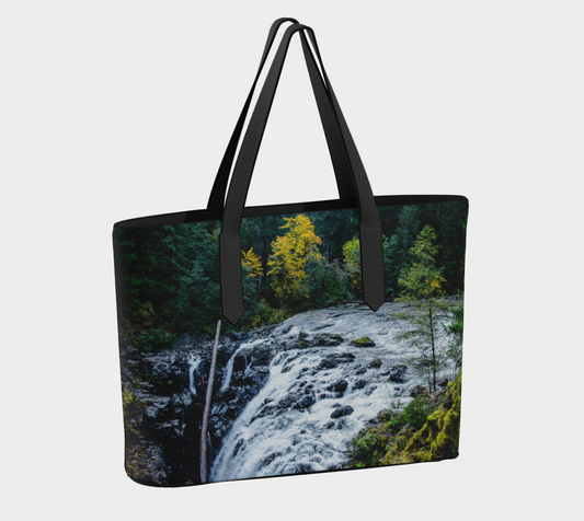 Englishman River Falls Vegan Leather Tote Bag
