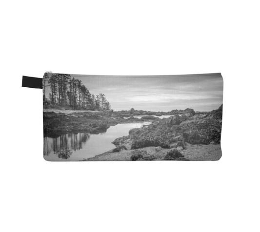Reverse side Big Beach Ucluelet Pencil Case by Roxy Hurtubise vanislegoddess.com