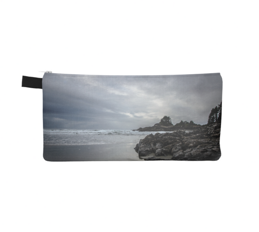 Reverse side Cox Bay Afternoon Pencil Case by Roxy Hurtubise vanislegoddess.com
