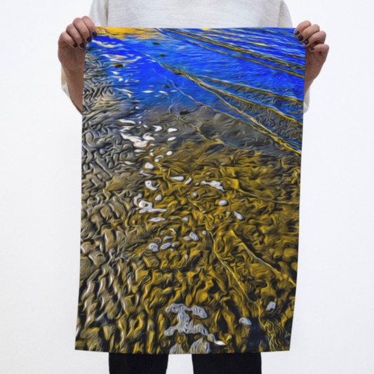 Ebb and Flow Tea Towels Beaches of Vancouver Island photography by Roxy Hurtubise VanIsleGoddess.com