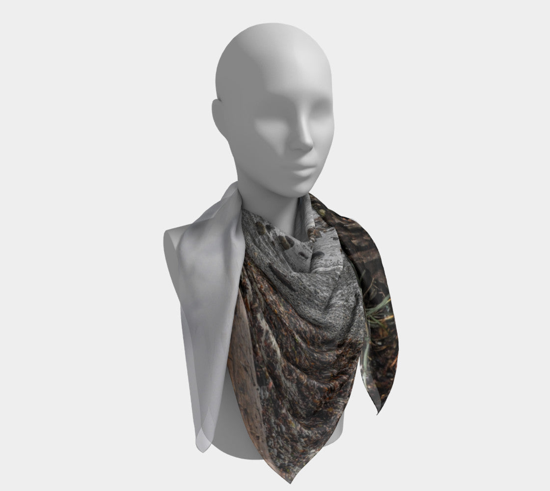 50 inch Square Scarf Worn around the neck by vanislegoddess.com