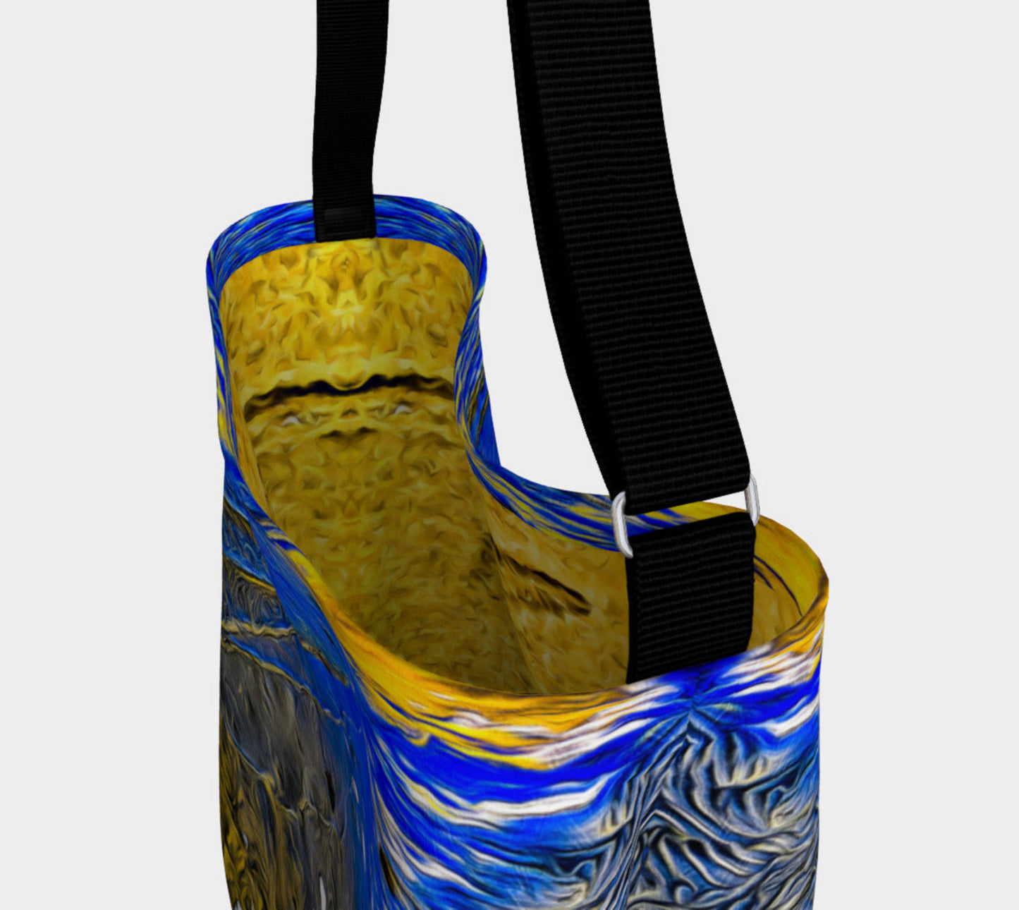 Ebb and Flow Day Tote Everyday Day Tote for Everything! Van Isle Goddess ultimate tote bag! Adjustable strap for comfort, the tote is made from soft and supple neoprene that stretches to fit whatever you can put in it! Vibrant artwork that will never fade with washing. Ebb and Flow Artwork by Roxy Hurtubise