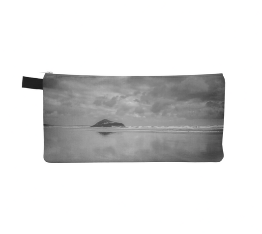 Reverse side Long Beach Tofino Pencil Case by Roxy Hurtubise Vanislegoddess.com