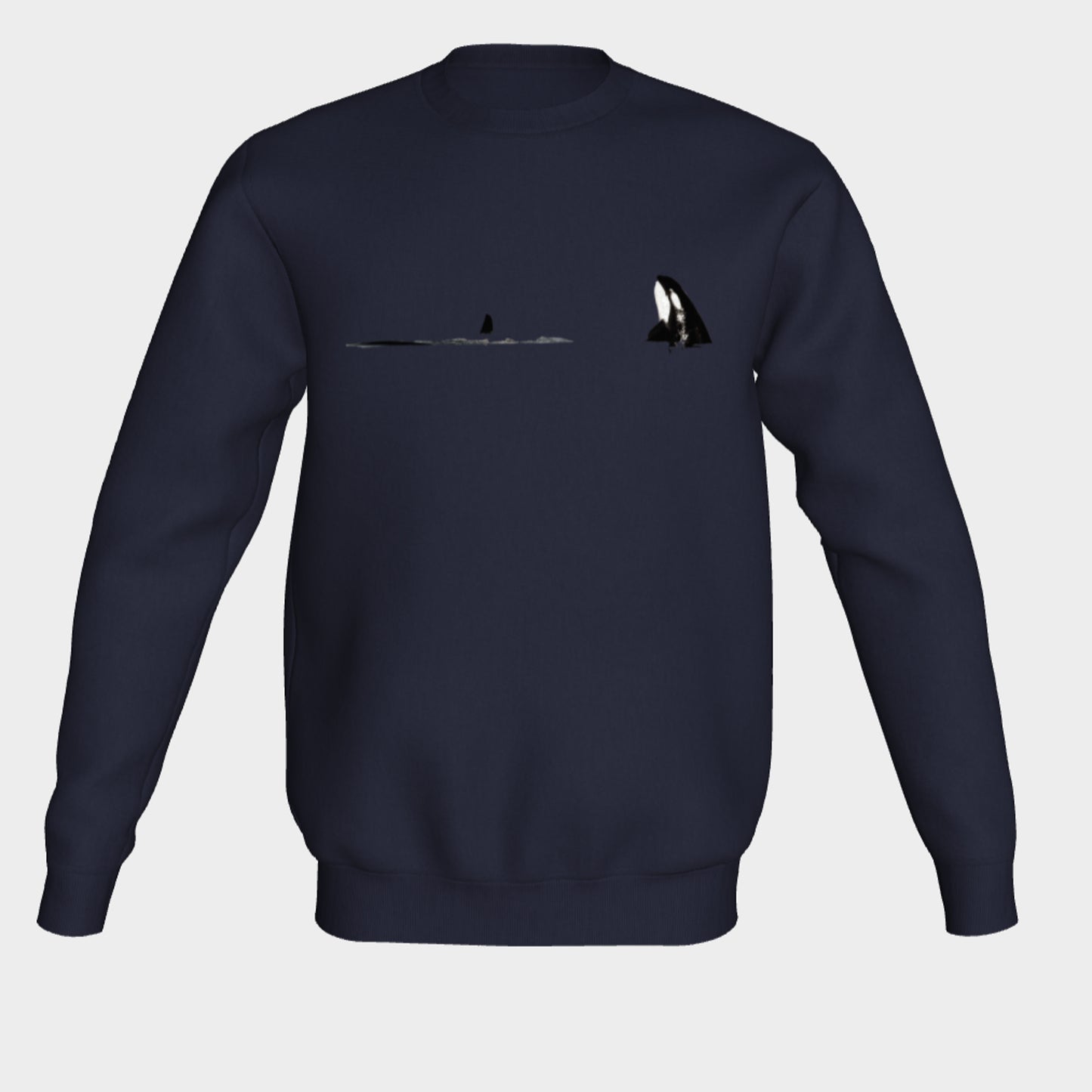 Orca Spy Hop Crewneck Sweatshirt What’s better than a super cozy sweatshirt? A super cozy sweatshirt from Van Isle Goddess! Super cozy unisex sweatshirt for those chilly days. Excellent for men or women. Fit is roomy and comfortable.