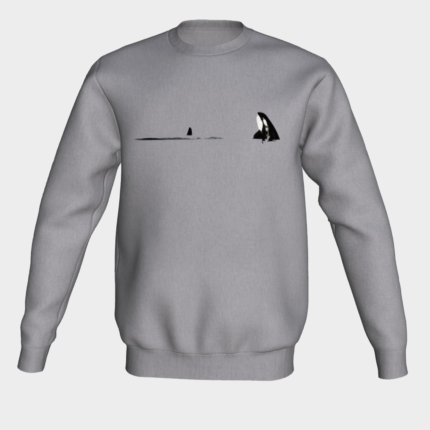 Orca Spy Hop Crewneck Sweatshirt What’s better than a super cozy sweatshirt? A super cozy sweatshirt from Van Isle Goddess! Super cozy unisex sweatshirt for those chilly days. Excellent for men or women. Fit is roomy and comfortable.