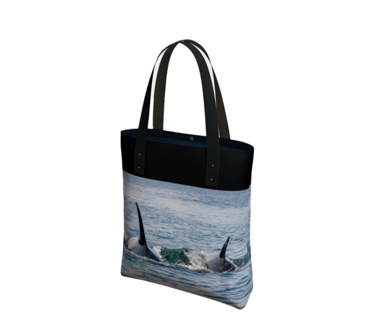 Orcas By My Side Urban Tote