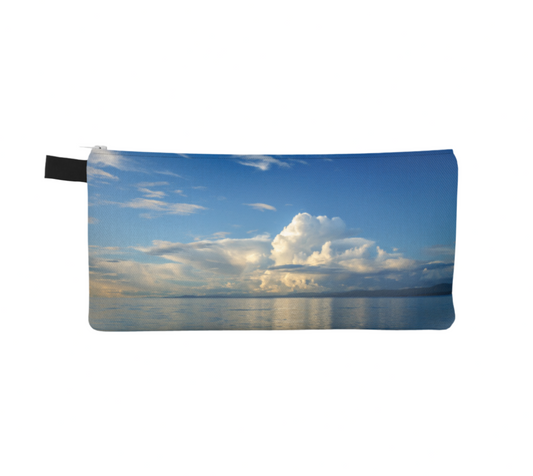 Qualicum Beach multi use storage pencil case by Roxy Hurtubise reverse side