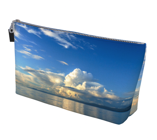 Qualicum Beach Makeup Bag by Vanislegoddess.com is available in 2 sizes.