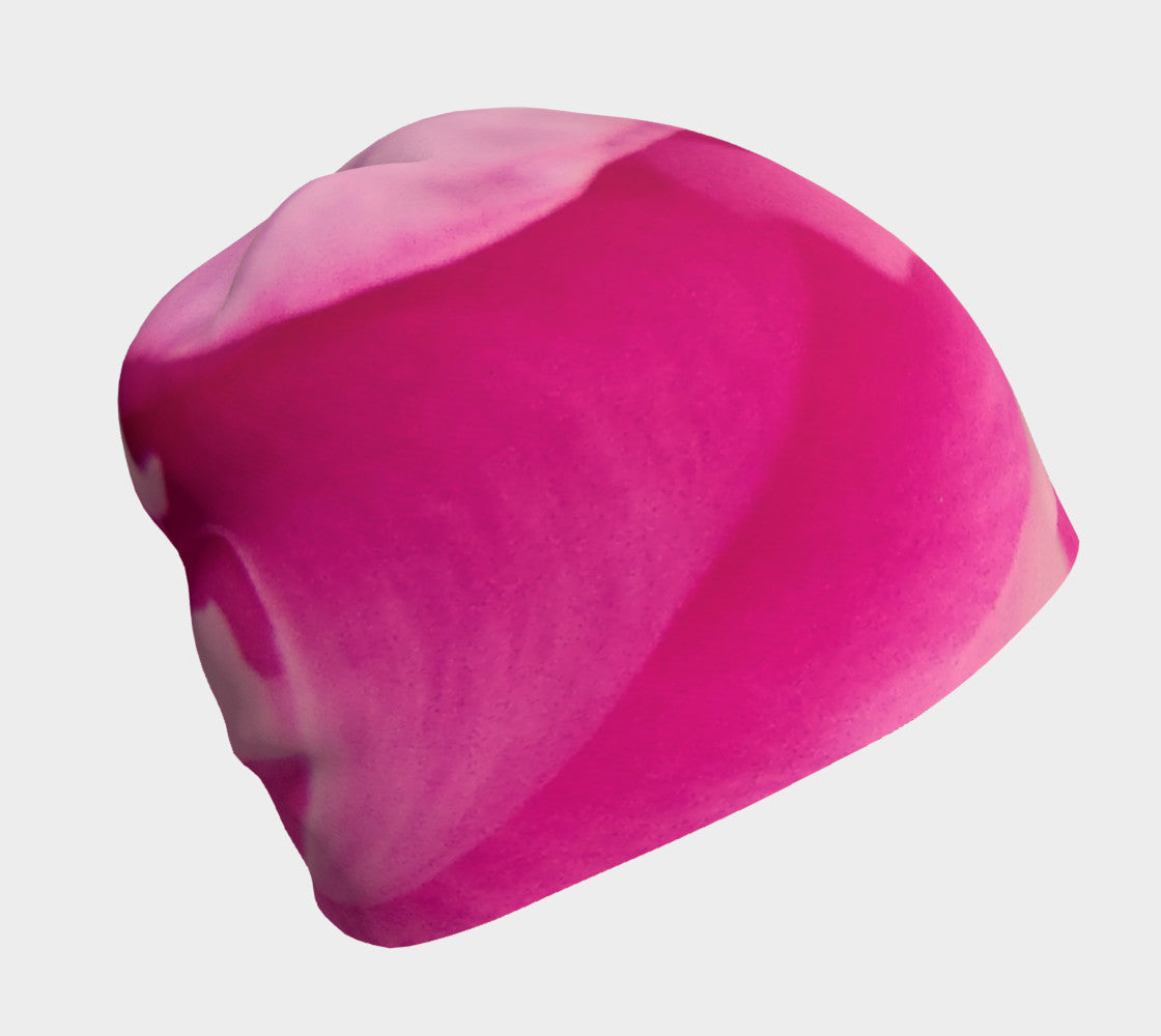 Right side of Rose Petal Kiss Beanie
