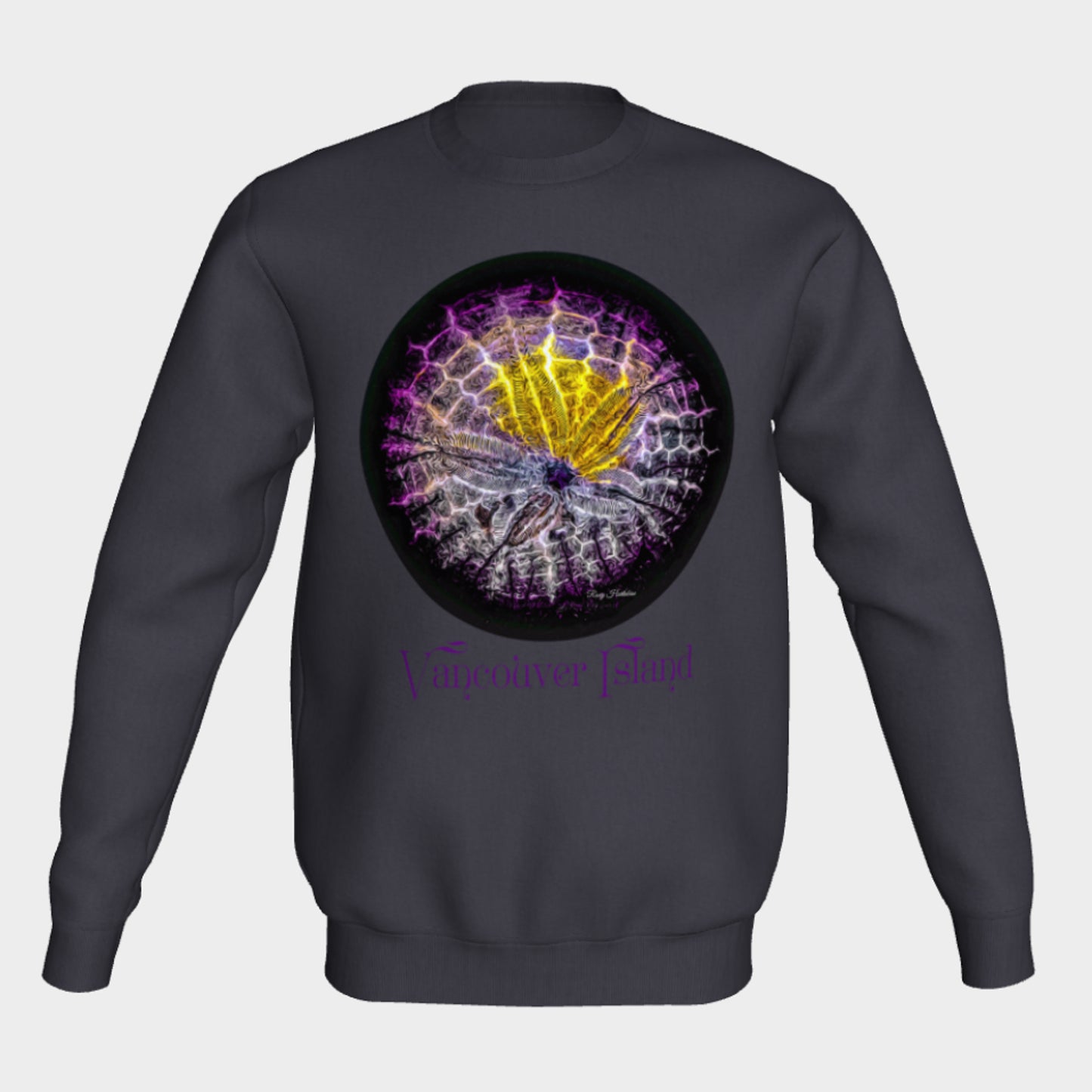 Spotlight Sand Dollar Vancouver Island Crewneck Sweatshirt What’s better than a super cozy sweatshirt? A super cozy sweatshirt from Van Isle Goddess! Super cozy unisex sweatshirt for those chilly days. Excellent for men or women. Fit is roomy and comfortable.
