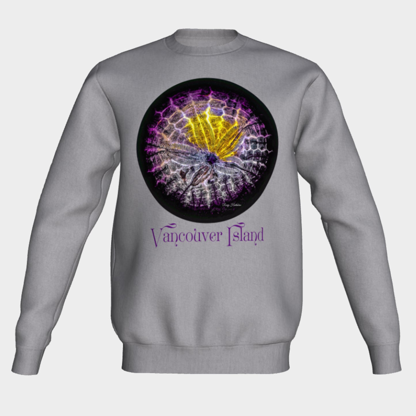 Spotlight Sand Dollar Vancouver Island Crewneck Sweatshirt What’s better than a super cozy sweatshirt? A super cozy sweatshirt from Van Isle Goddess! Super cozy unisex sweatshirt for those chilly days. Excellent for men or women. Fit is roomy and comfortable.