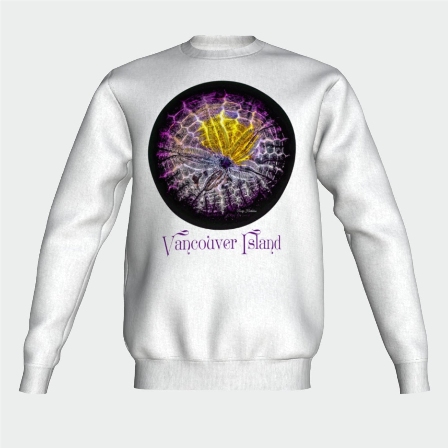 Spotlight Sand Dollar Vancouver Island Crewneck Sweatshirt What’s better than a super cozy sweatshirt? A super cozy sweatshirt from Van Isle Goddess! Super cozy unisex sweatshirt for those chilly days. Excellent for men or women. Fit is roomy and comfortable.