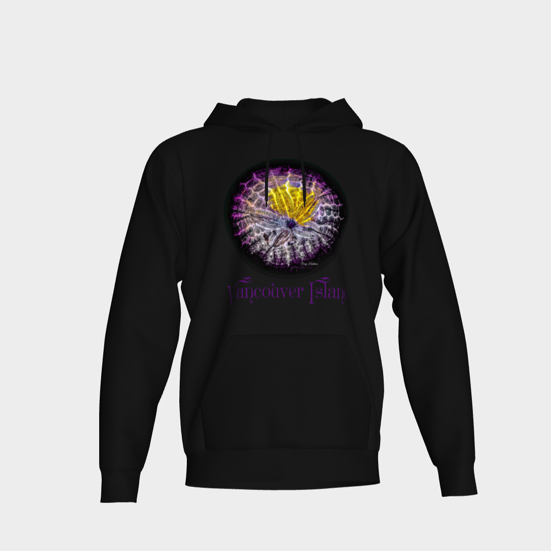 Spotlight Sand Dollar Vancouver Island Unisex Pullover Hoodie Your Van Isle Goddess unisex pullover hoodie is a great classic hoodie! Created with state of the art tri-tex material which is a non-shrink poly middle encased in two layers of ultra soft cotton face and lining