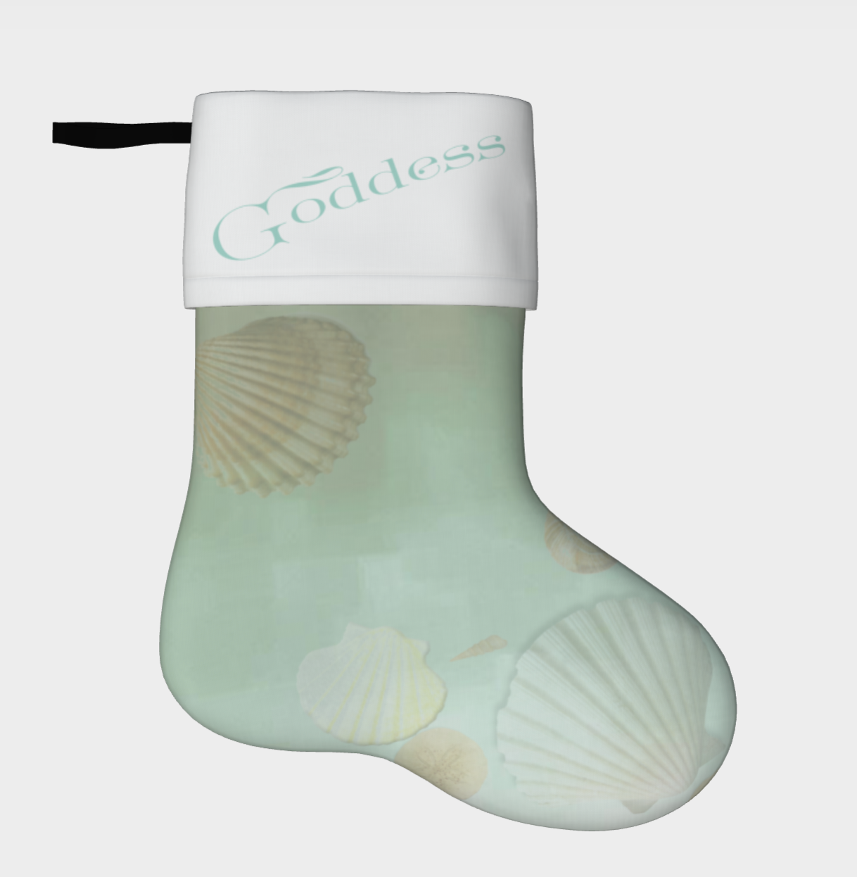 Island Goddess (white) Holiday Stocking