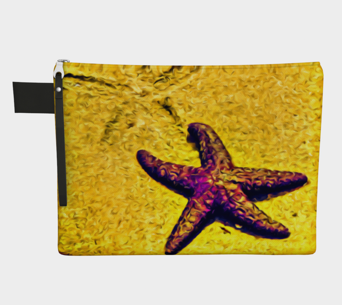 Star Track Starfish Adventure Tote Zipper Carry All