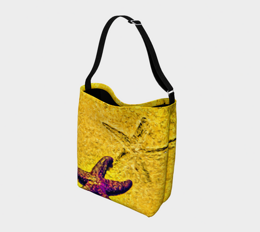 Star Track Starfish Neoprene Day Tote: Coastal Charm Meets Everyday Functionality