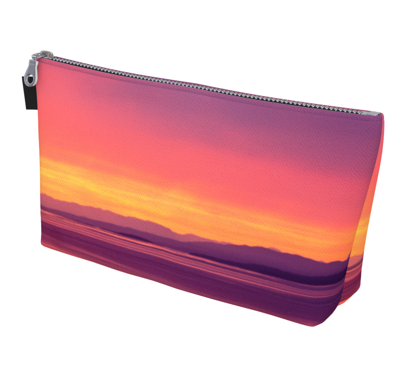 Vancouver Island Sunset Makeup Bag by Vanislegoddess.com available in 2 sizes.