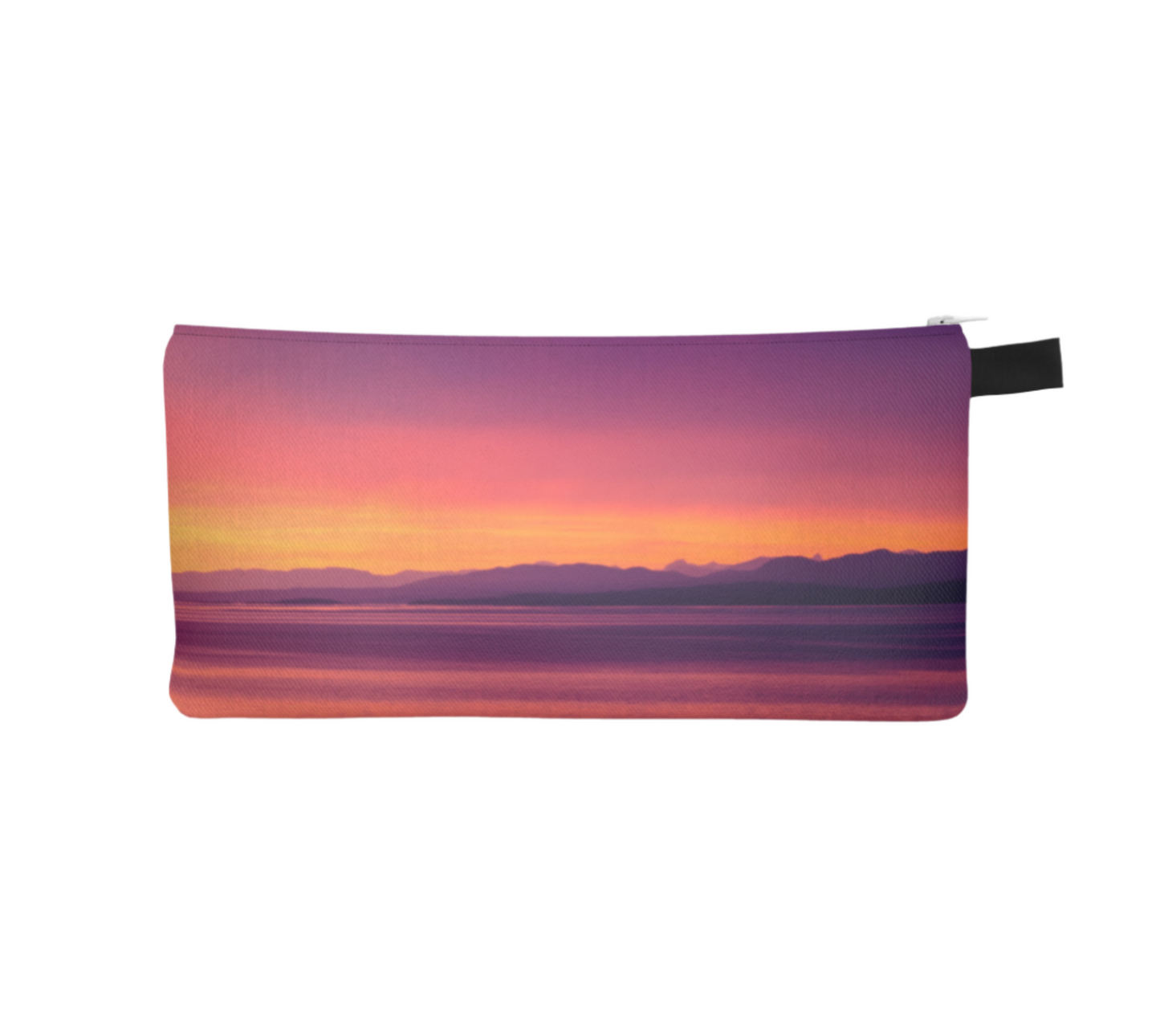 Vancouver Island Sunset multi use storage pencil case by Roxy Hurtubise vanislegoddess.com