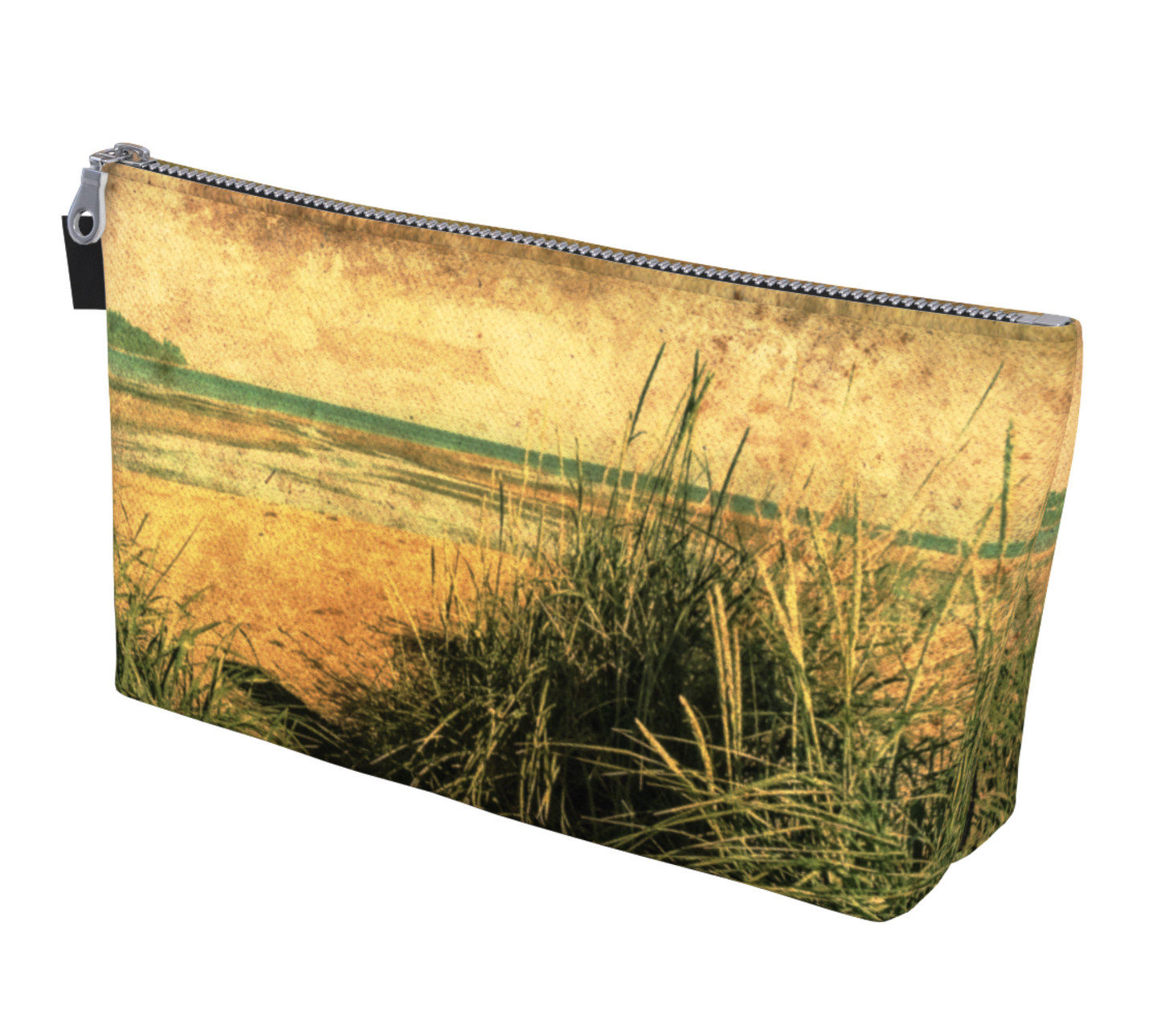 Vintage Beach Makeup Bag by Vanislegoddess.com available in 2 sizes.