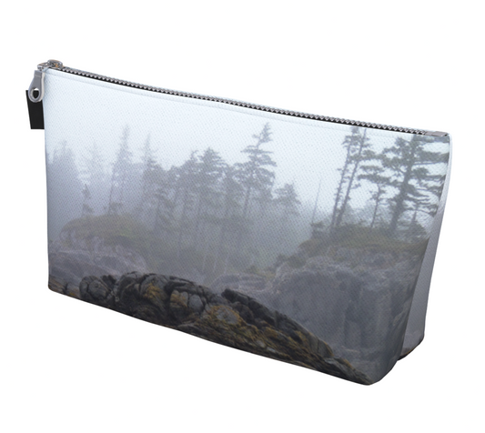 West Coast Ocean Fog Makeup Bag by Vanislegoddess.com available in 2 sizes.