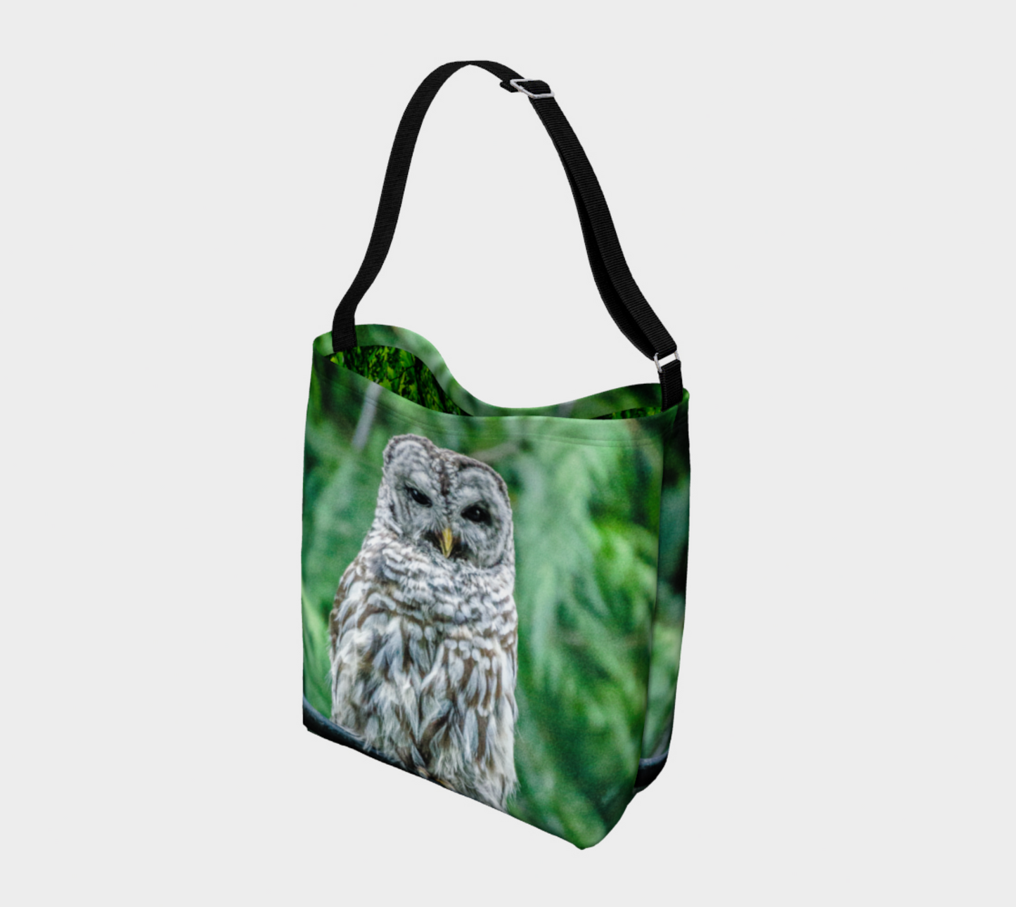 Wise Owl Neoprene Day Tote: Nature-Inspired Owl Bag