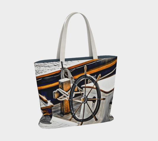 Van Isle Goddess Sailboat Dream oversized Market Tote.