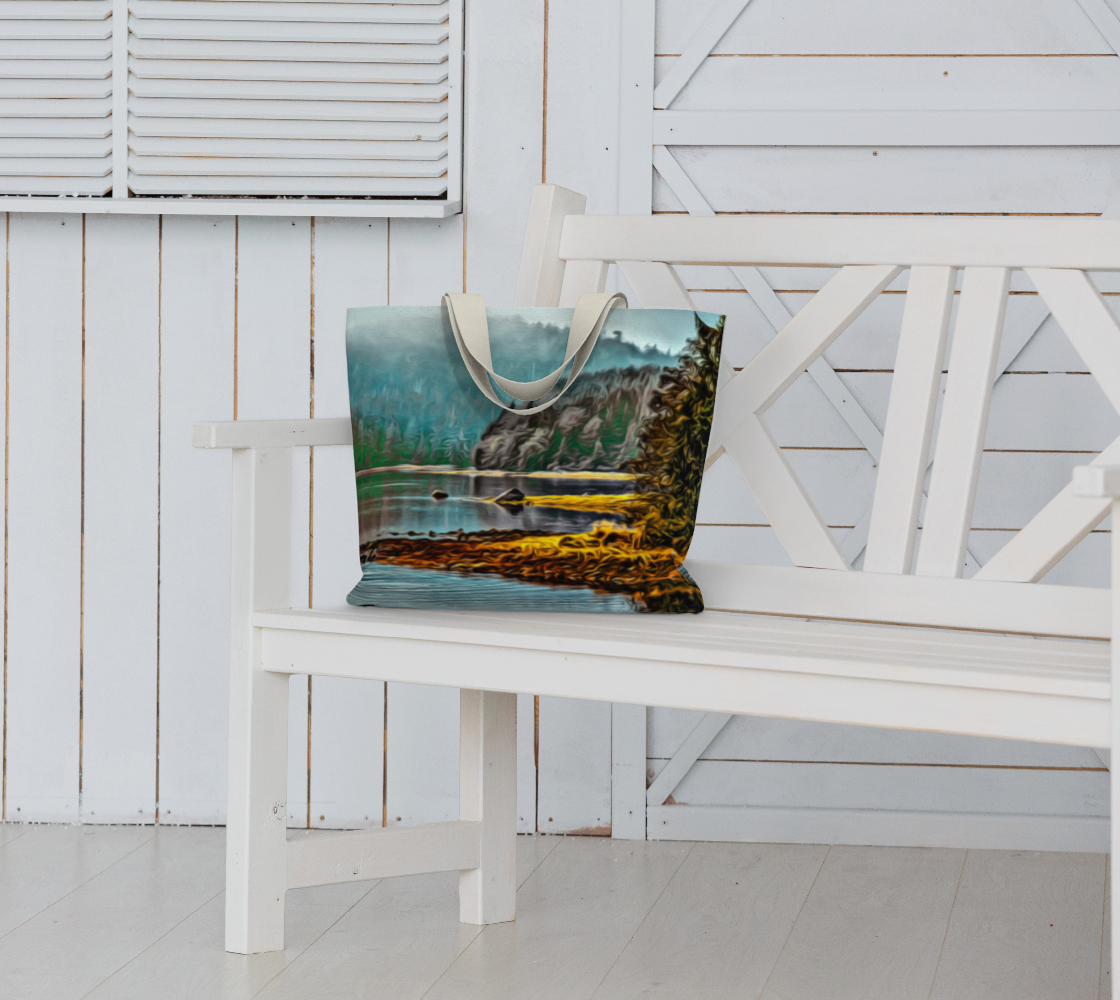 Van Isle Goddess Wild Pacific oversized Market Tote.