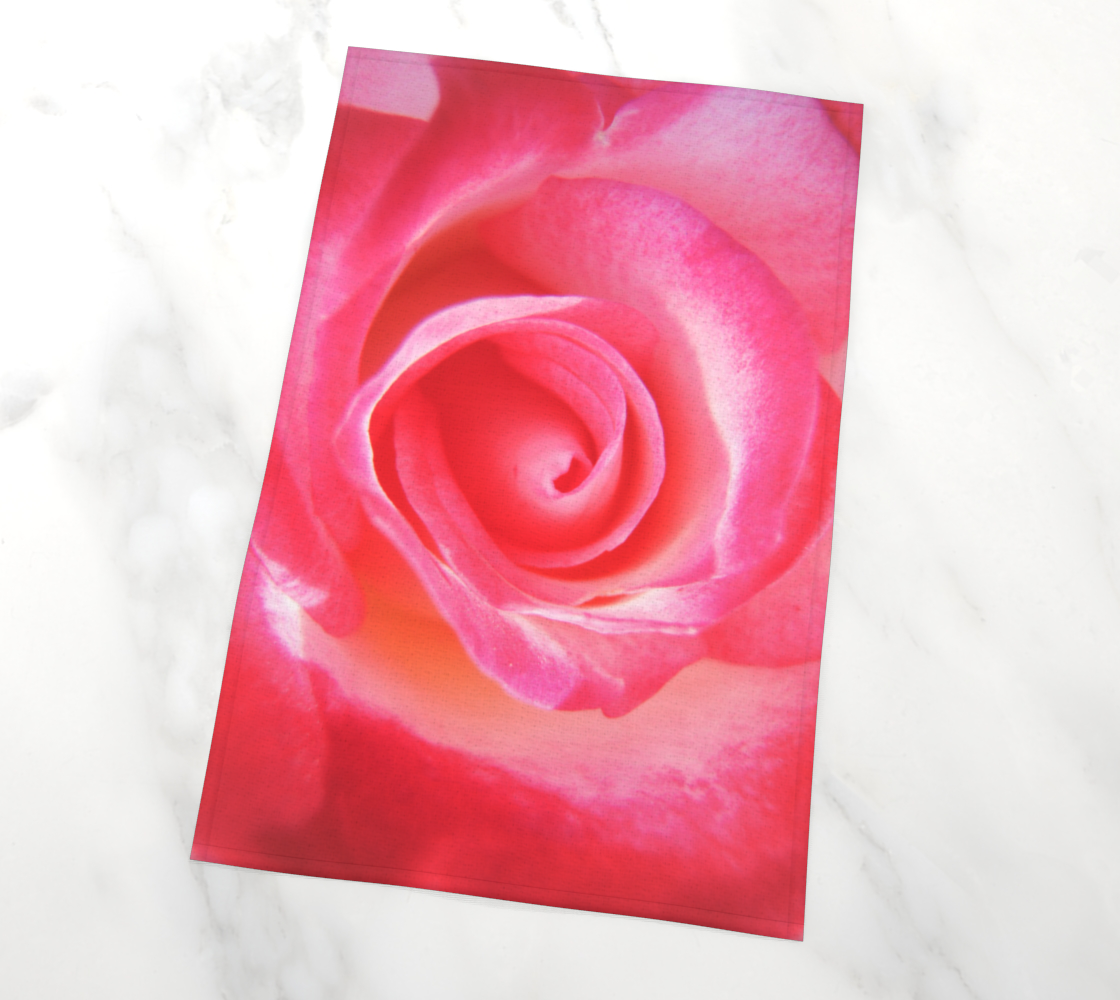 Sparkle Rose Tea Towel