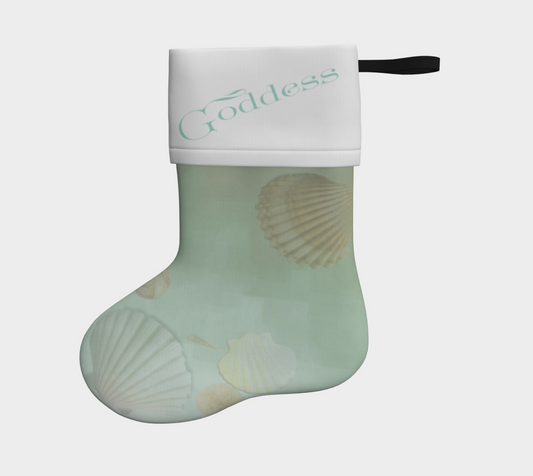 Island Goddess (white) Holiday Stocking