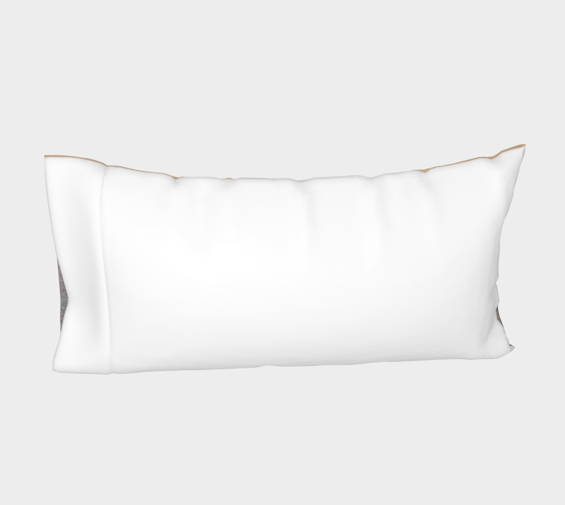 Standing in the Glow Sand Dollar Bed Pillowcase