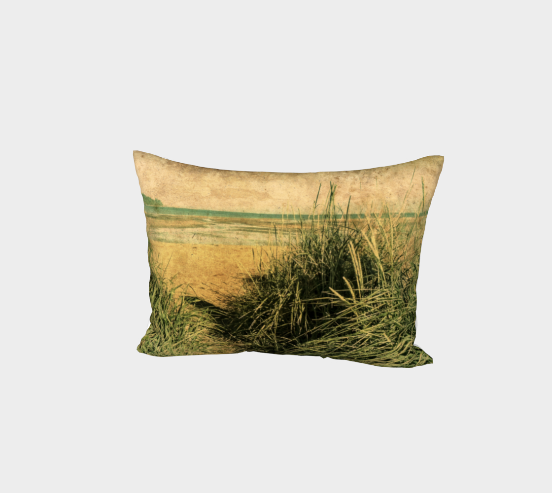 Vintage Beach Bed Pillow Sham