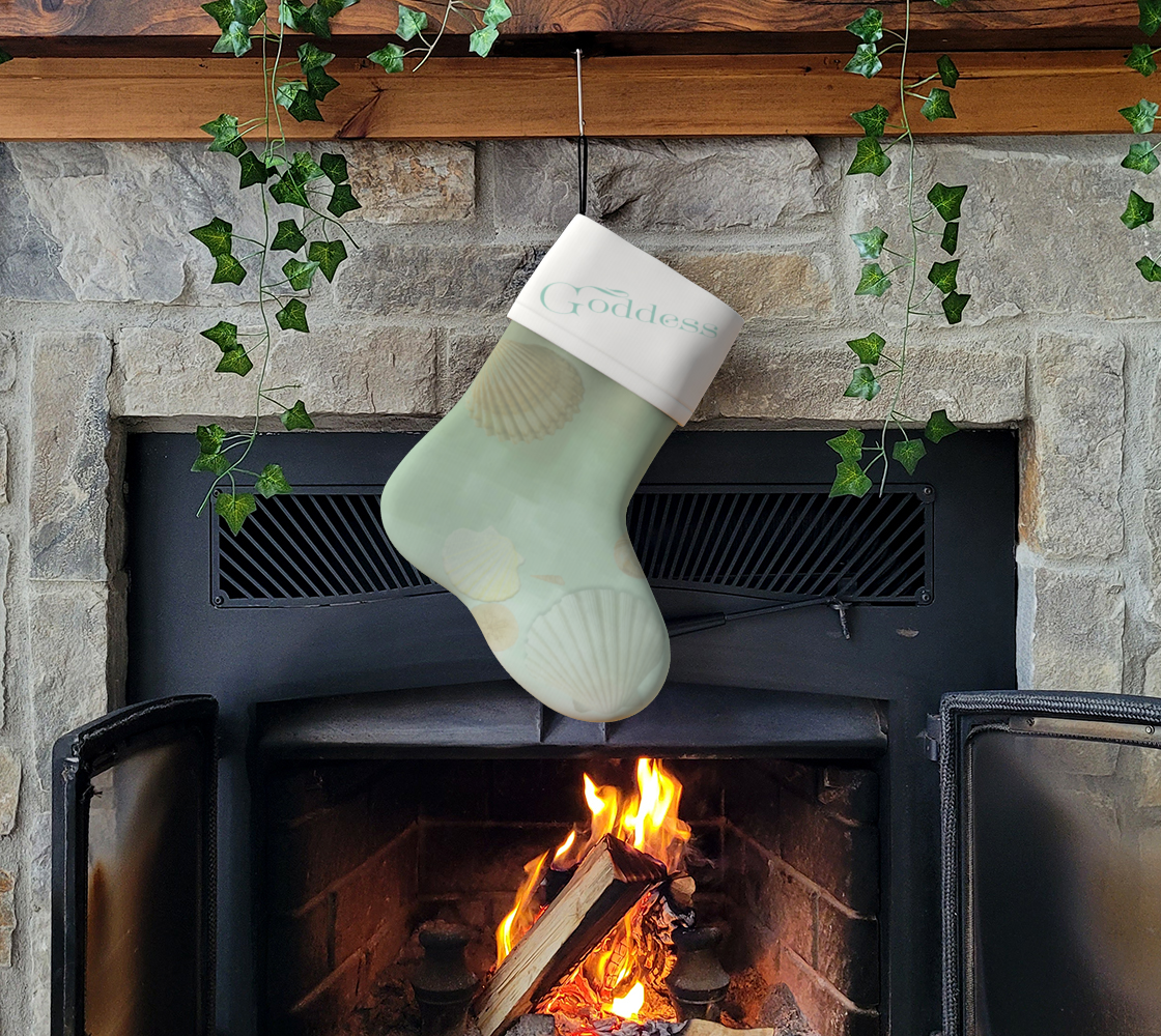 Island Goddess (white) Holiday Stocking