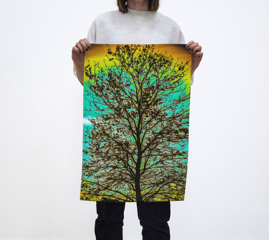 Island Tree of Life Vancouver Island Tea Towels photographic artwork by Roxy Hurtubise VanIsleGoddess.com