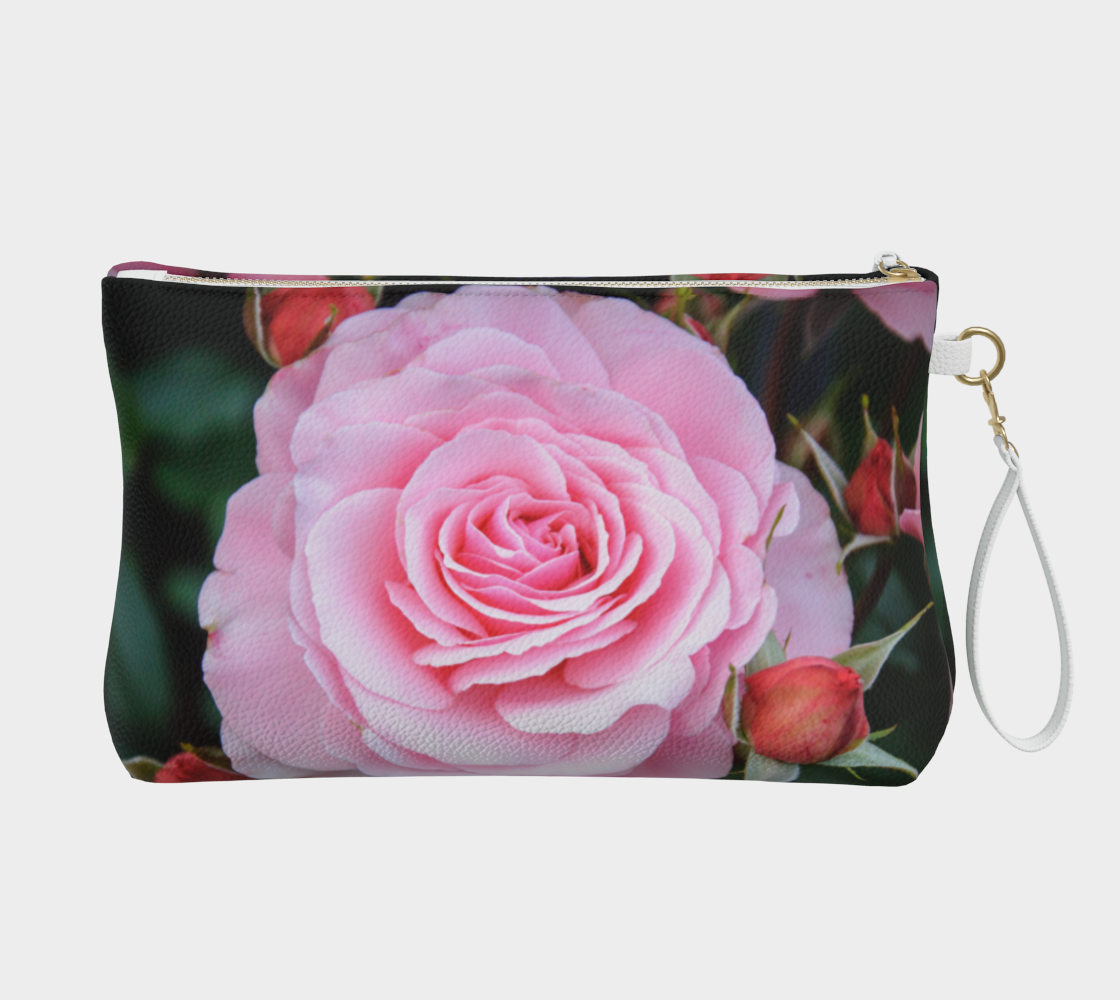 Love Surrounds Vegan Leather Makeup Bag