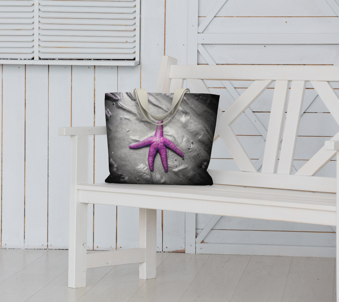 Van Isle Goddess Solitary Starfish oversized Market Tote.