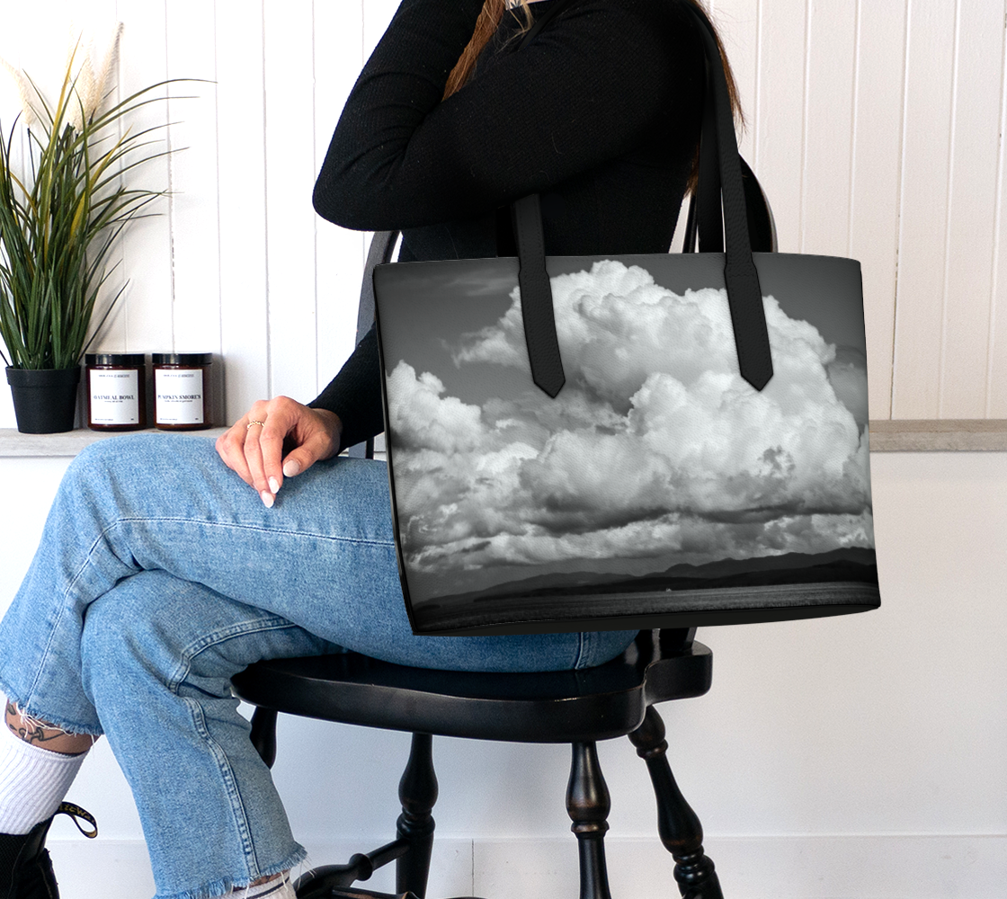 Parksville Beach Vegan Leather Tote Bag