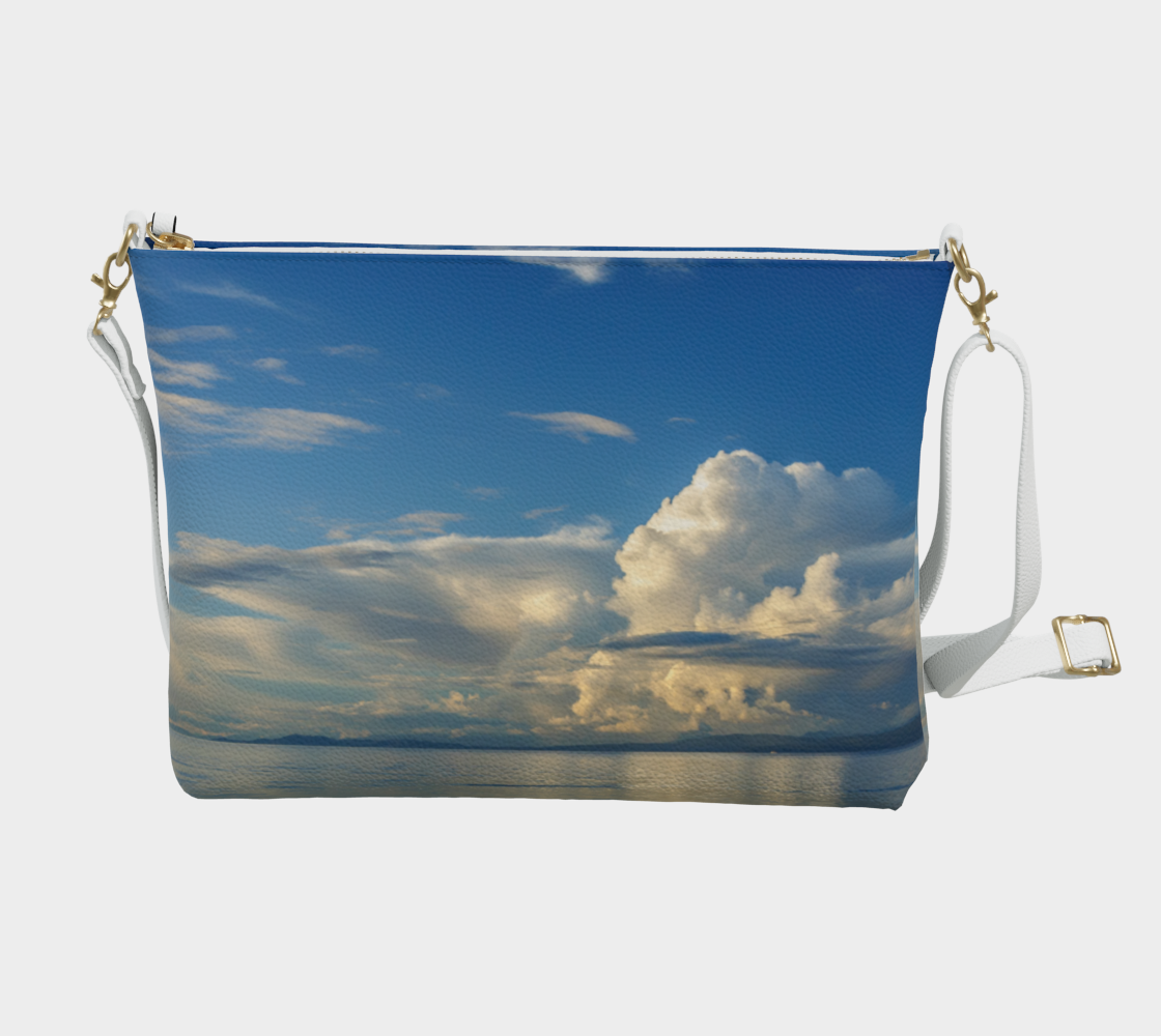 Qualicum Beach Vegan Leather Crossbody Purse
