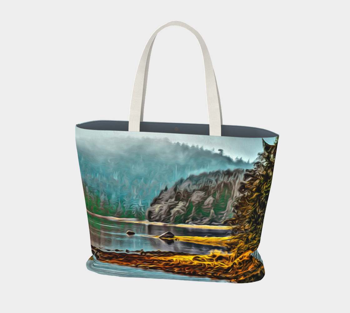 Van Isle Goddess Wild Pacific oversized Market Tote.