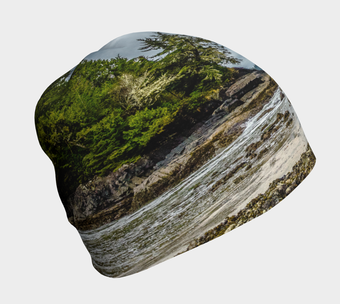 Right side McKenzie Beach Tofino Beanie by Roxy Hurtubise VanIsleGoddess.Com