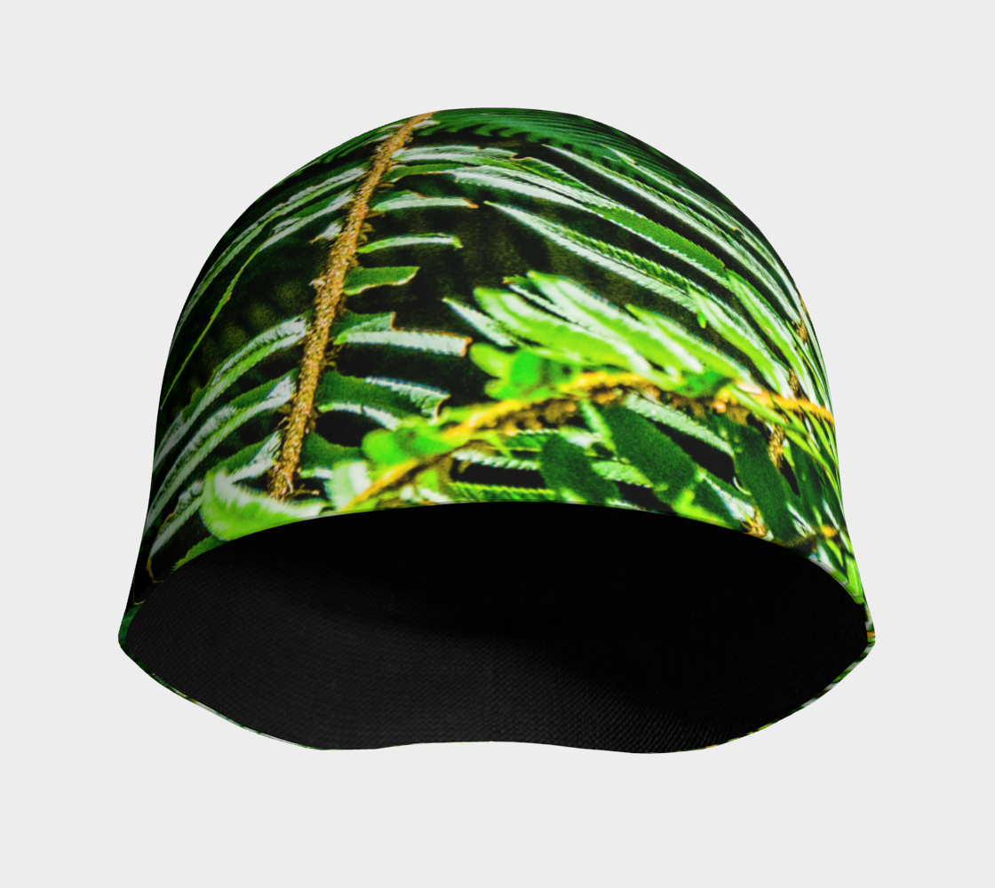 Front side Rainforest Beanie by Roxy Hurtubise VanIsleGoddess.Com