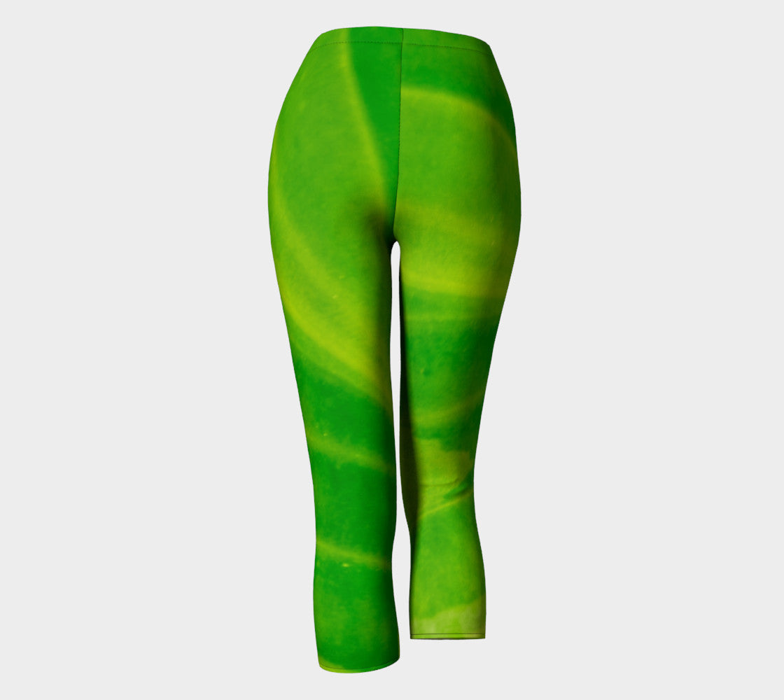 Hosta Green Capris by Roxy Hurtubise back