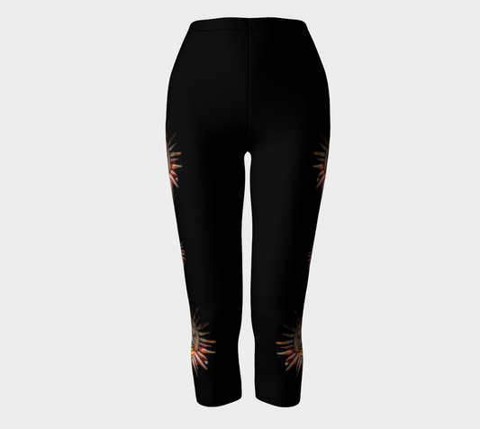 Sun Mask Medallions Capris by Roxy Hurtubise full front