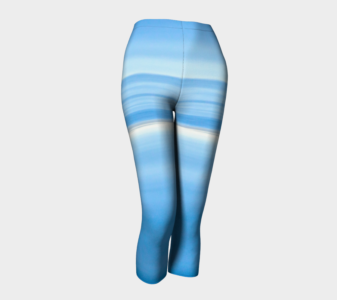 Ocean Blue Capris by Roxy Hurtubise front