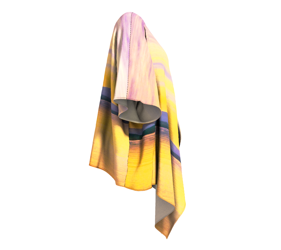Magic Morning Draped Kimono Rightside