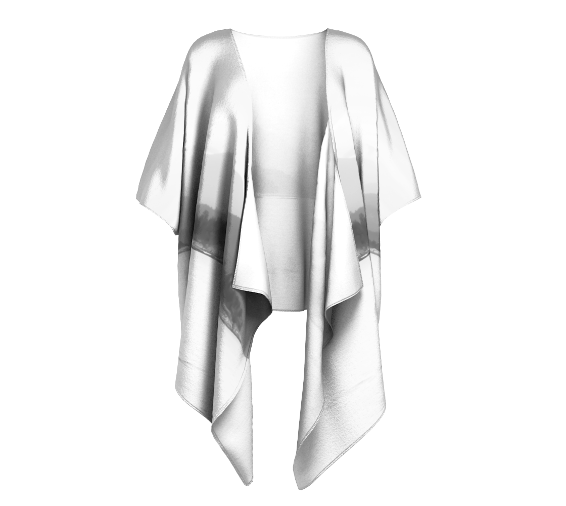 Pacific Mist Draped Kimono by Van Isle Goddess of Vancouver Island