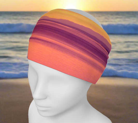 Vancouver Island Sunset Headband by Roxy Hurtubise VanIsleGoddess.Com