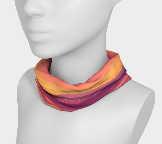 Vancouver Island Sunset Headband by Roxy Hurtubise VanIsleGoddess.Com neck