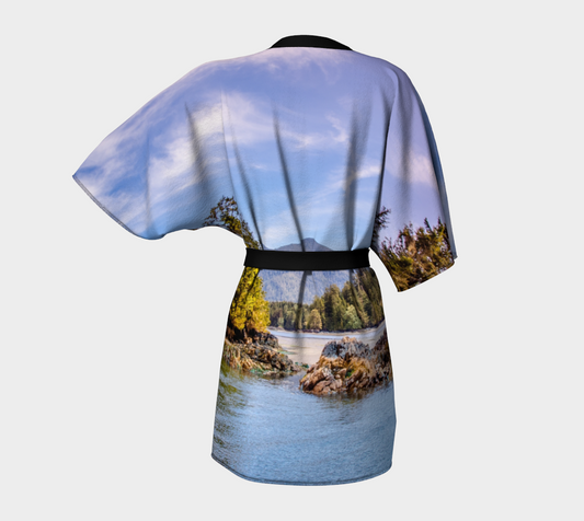 Tofino Inlet Kimono Robe by Van Isle Goddess of Vancouver Island